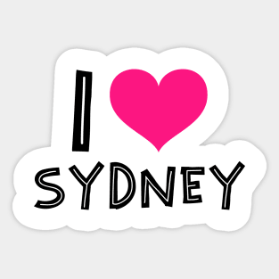 I love Sydney Sticker